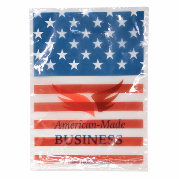 Digital Full Color 2-Sided Clear Plastic Bags with Gusset (9" x 12" x 2")