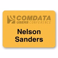 Laminated Personalized Name Badge (1.75"x2.5") Rectangle