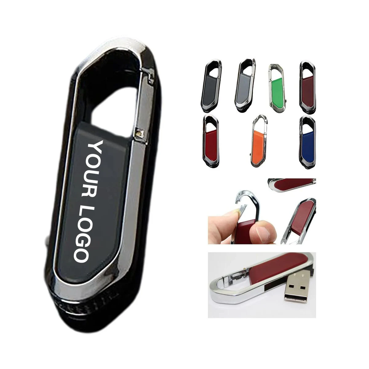 4GB USB Flash Drive with Clip 1