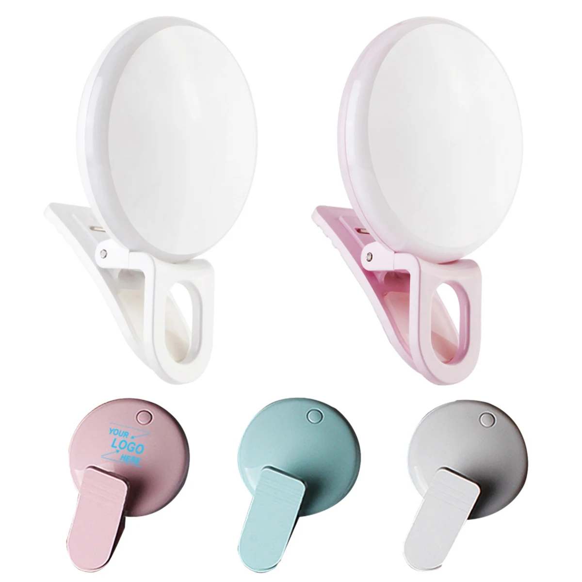 Adjustable Selfie Ring Light w/Clip 1