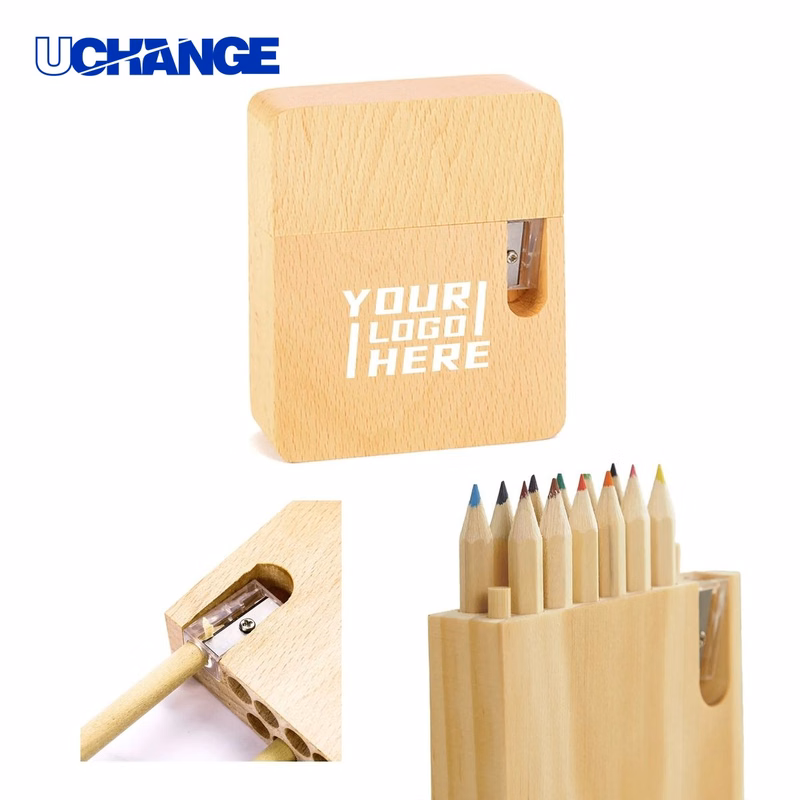 12 Piece Colored Pencil Set With Sharpener