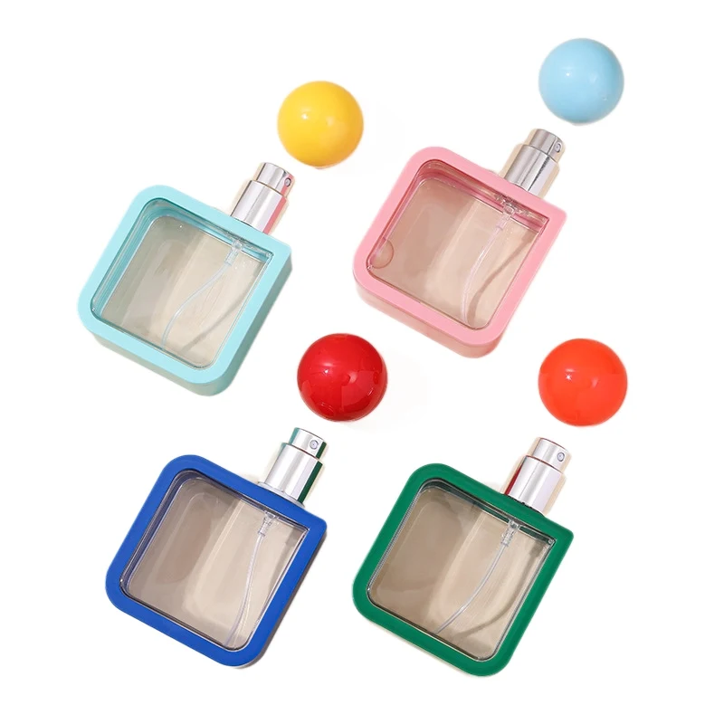 40ml Square Refillable Perfume Spray Bottle 1