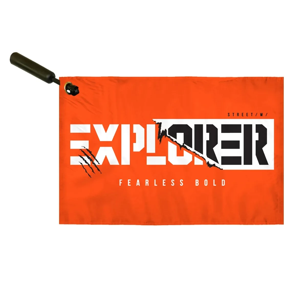 Screen Sublimation 1 Ply Swirler Flag 12" x 18" W-Poly 1