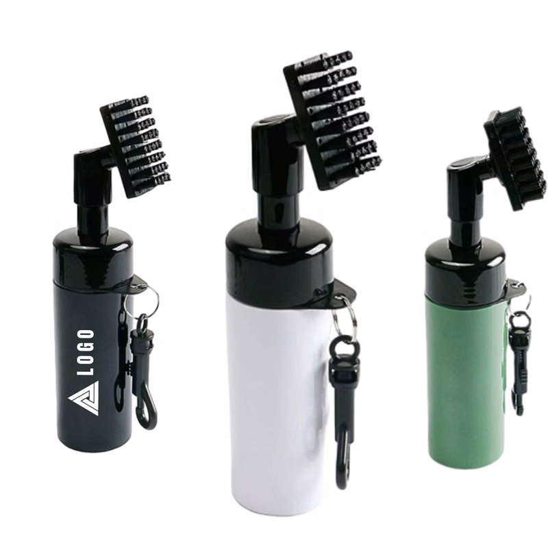 Golf Club Cleaner Brush With Spray Water Bottle