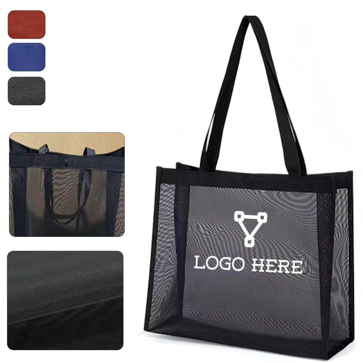 Large Multipurpose Mesh Travel Shoulder Bag 1