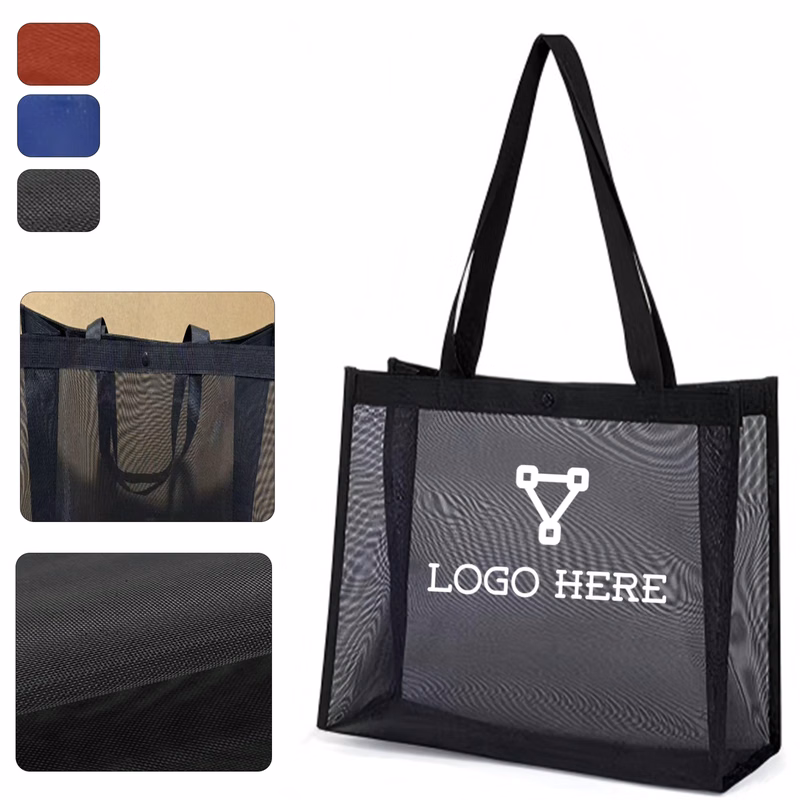 Large Multipurpose Mesh Travel Shoulder Bag