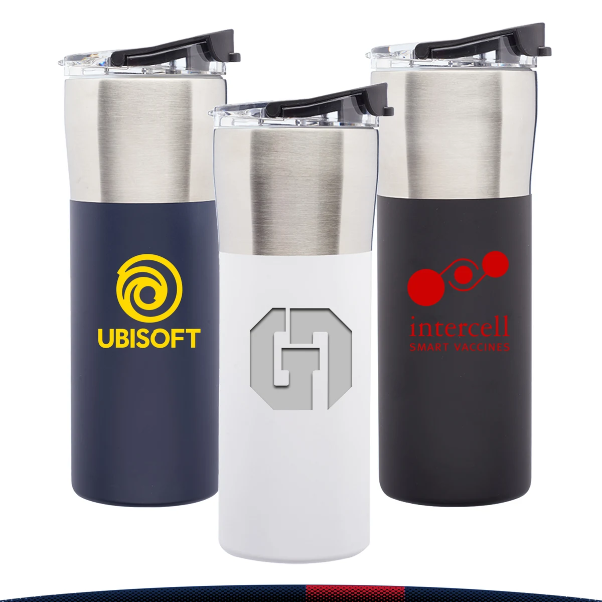 19 oz. Stainless Steel Travel Mug With Lids 1