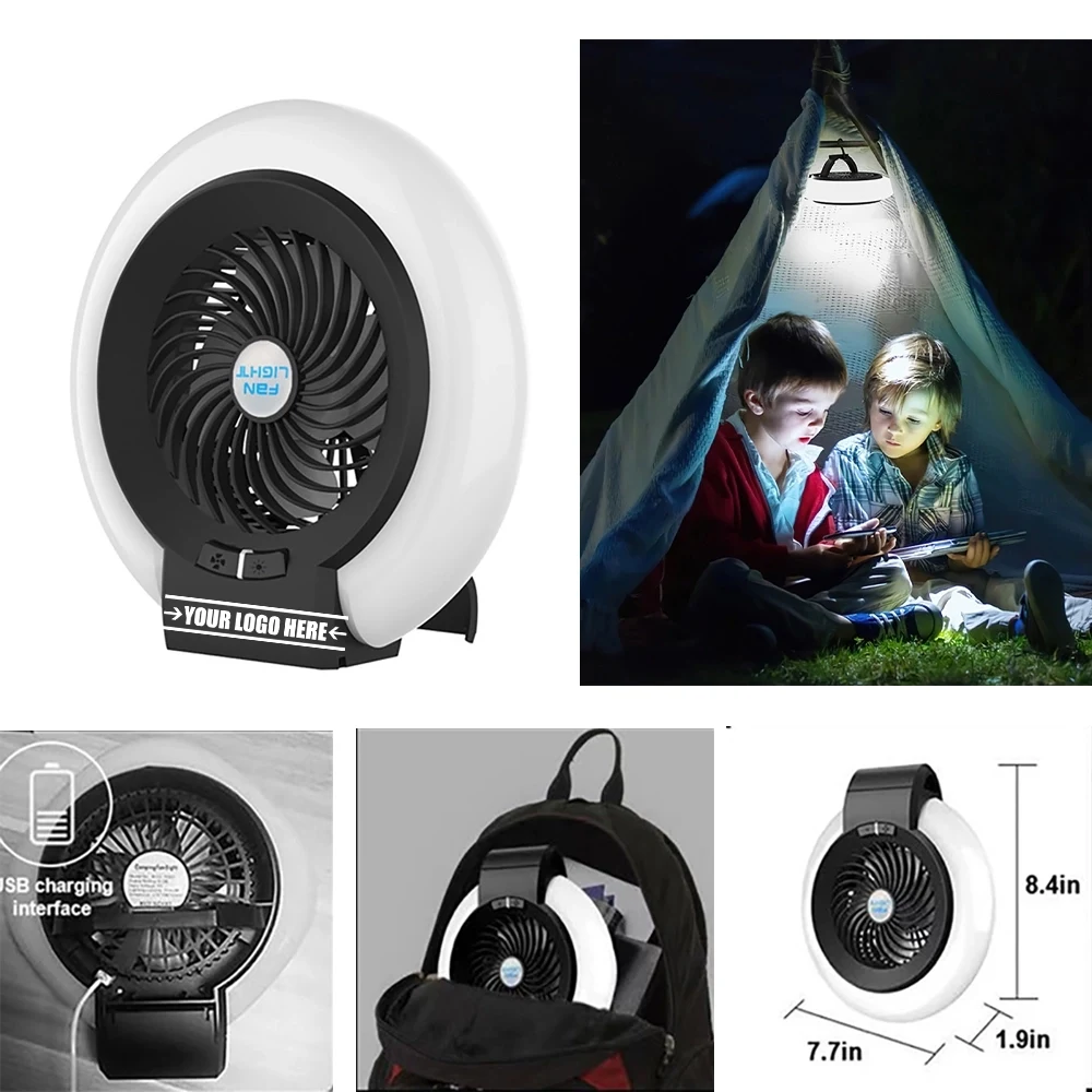 Camping Fan With Night Light 1