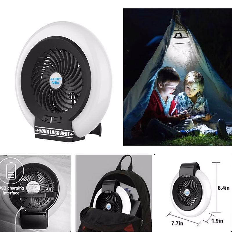 Camping Fan With Night Light