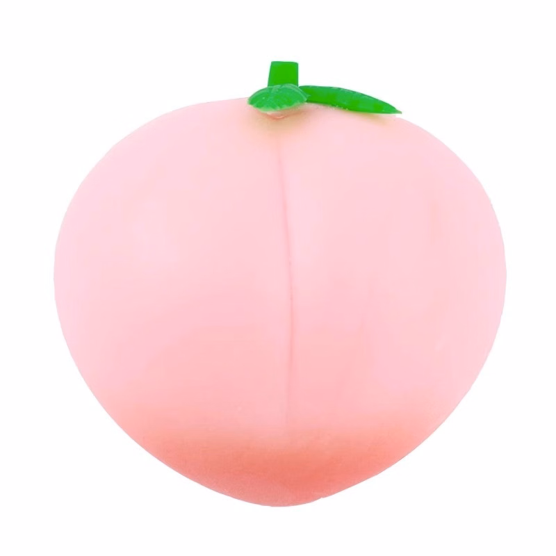 Peachy Pink Stress Relief Squeezy Ball
