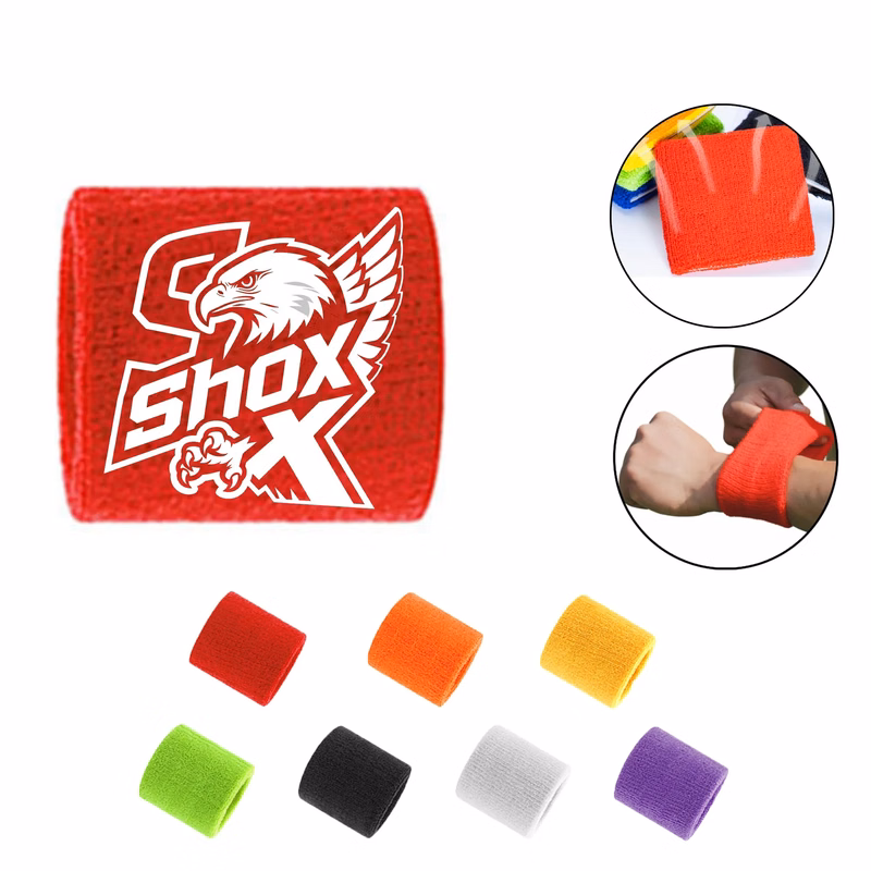 MOQ 50 Knitted Sweat Absorbent Wrist Guard