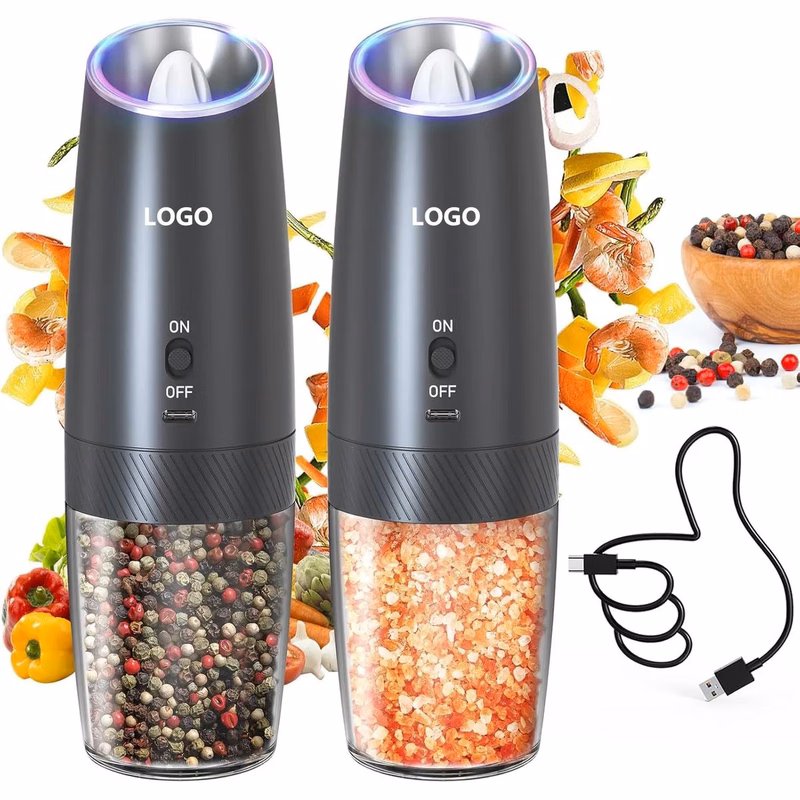 135ml Rechargeable Salt and Pepper Grinder Set