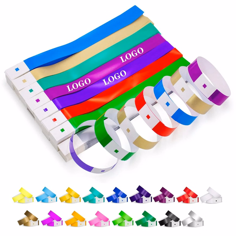Moq 100 Pcs Waterproof Disposable Event Wristbands