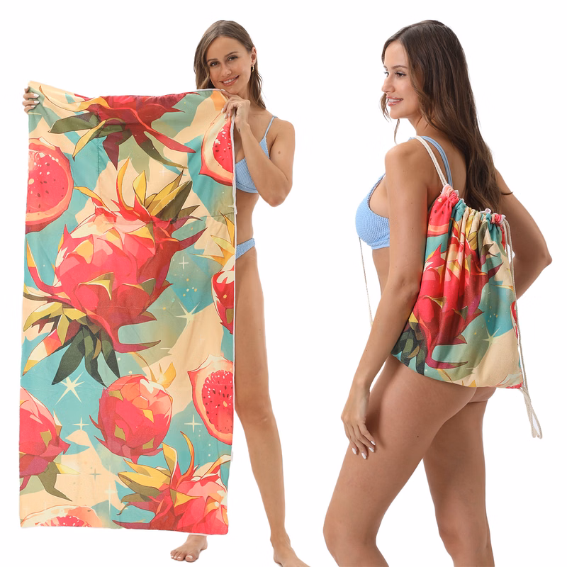 2 in 1 Beach Towel Backpack