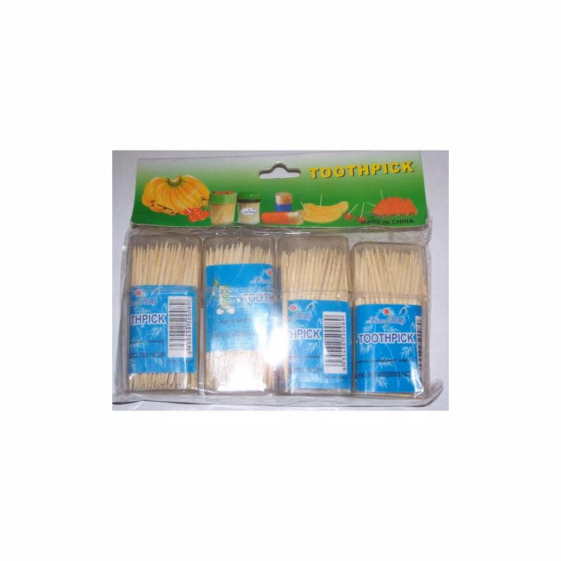 Bamboo Toothpicks 4 Pack