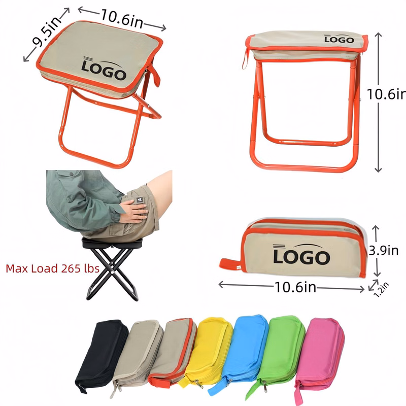 Oxford Cloth Portable Folding Camping Stool Chair