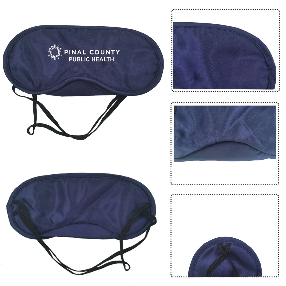 Custom Travel Satin Rest Eye Mask 1