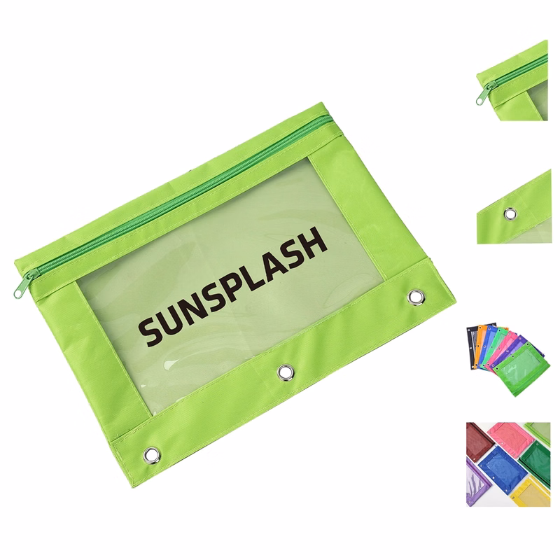 Polyester 3-Ring Pencil Case