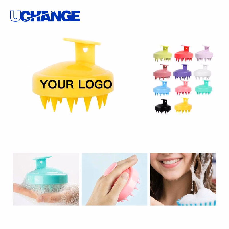 Portable Silicone Hair Massage Brush Tool