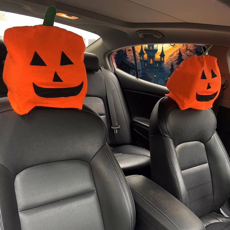 Halloween Car Seat Headrest Cover