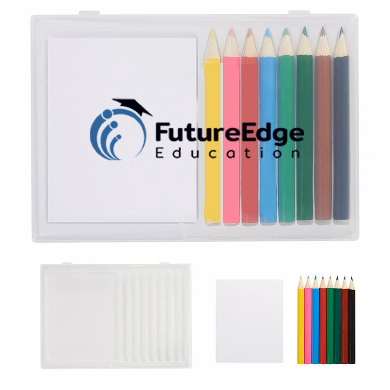 8-Piece Colored Pencil Art Set In Case