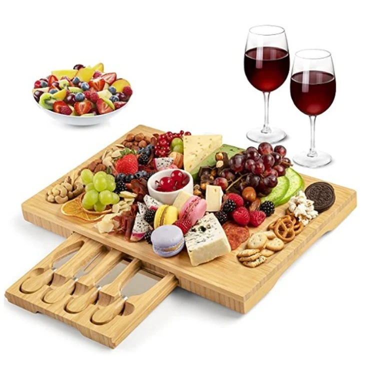 Unique Bamboo Cheese Board 1