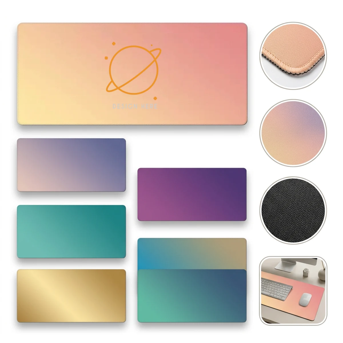 Large Gradient Gaming Mouse Pad 35.4"??15.7" 1