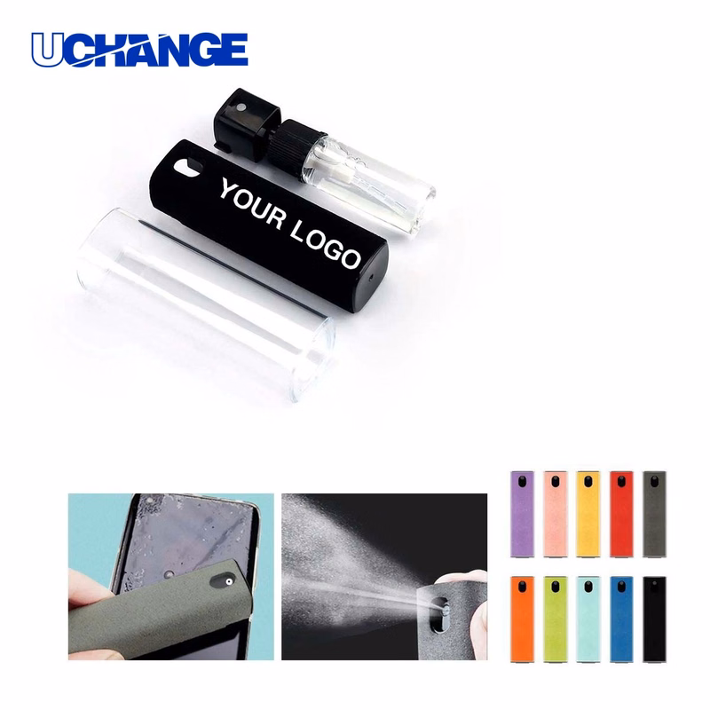 Portable Screen Cleaner with Spray and Cloth