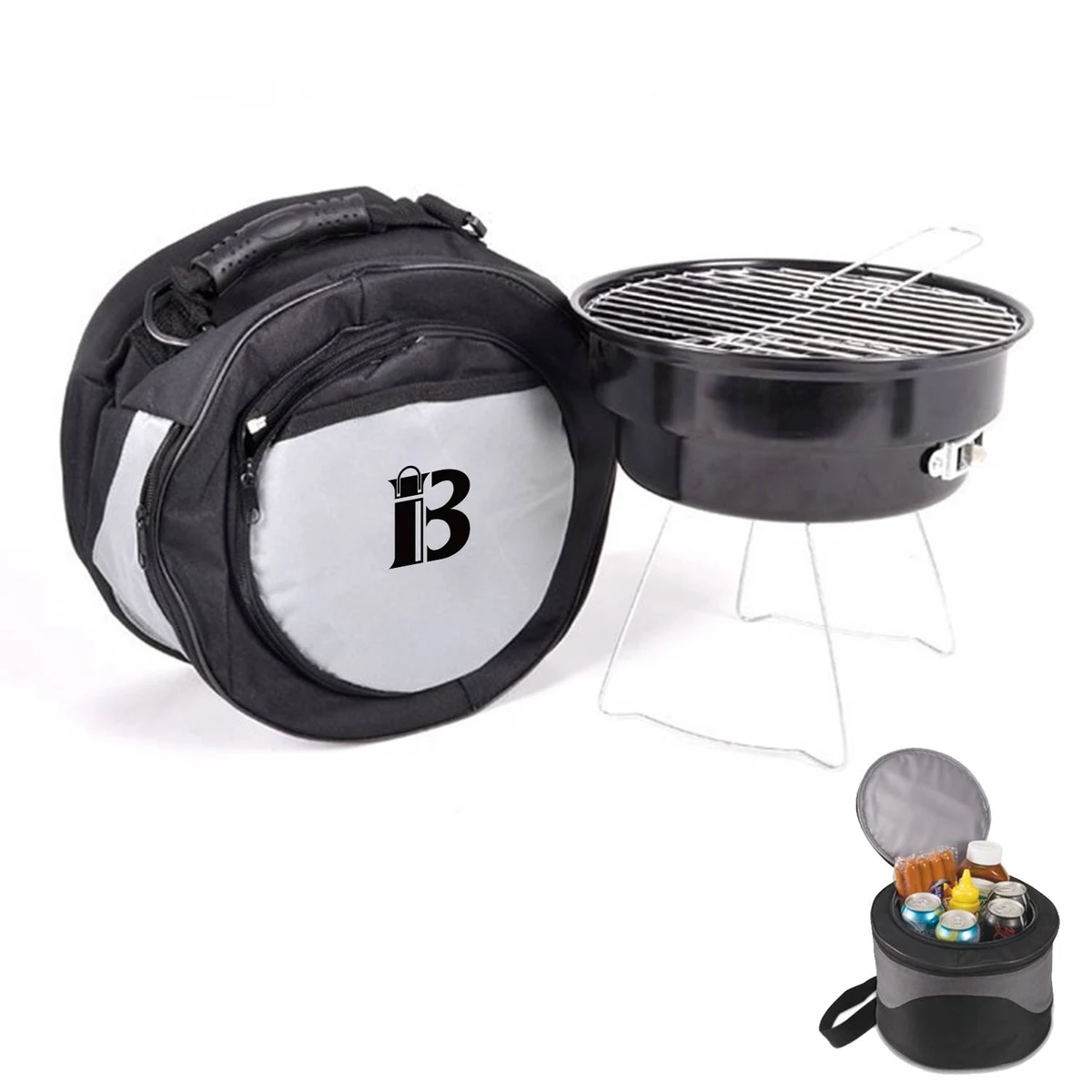 Mini Portable Foldable Outdoor BBQ Ice Pack Complete Set 1