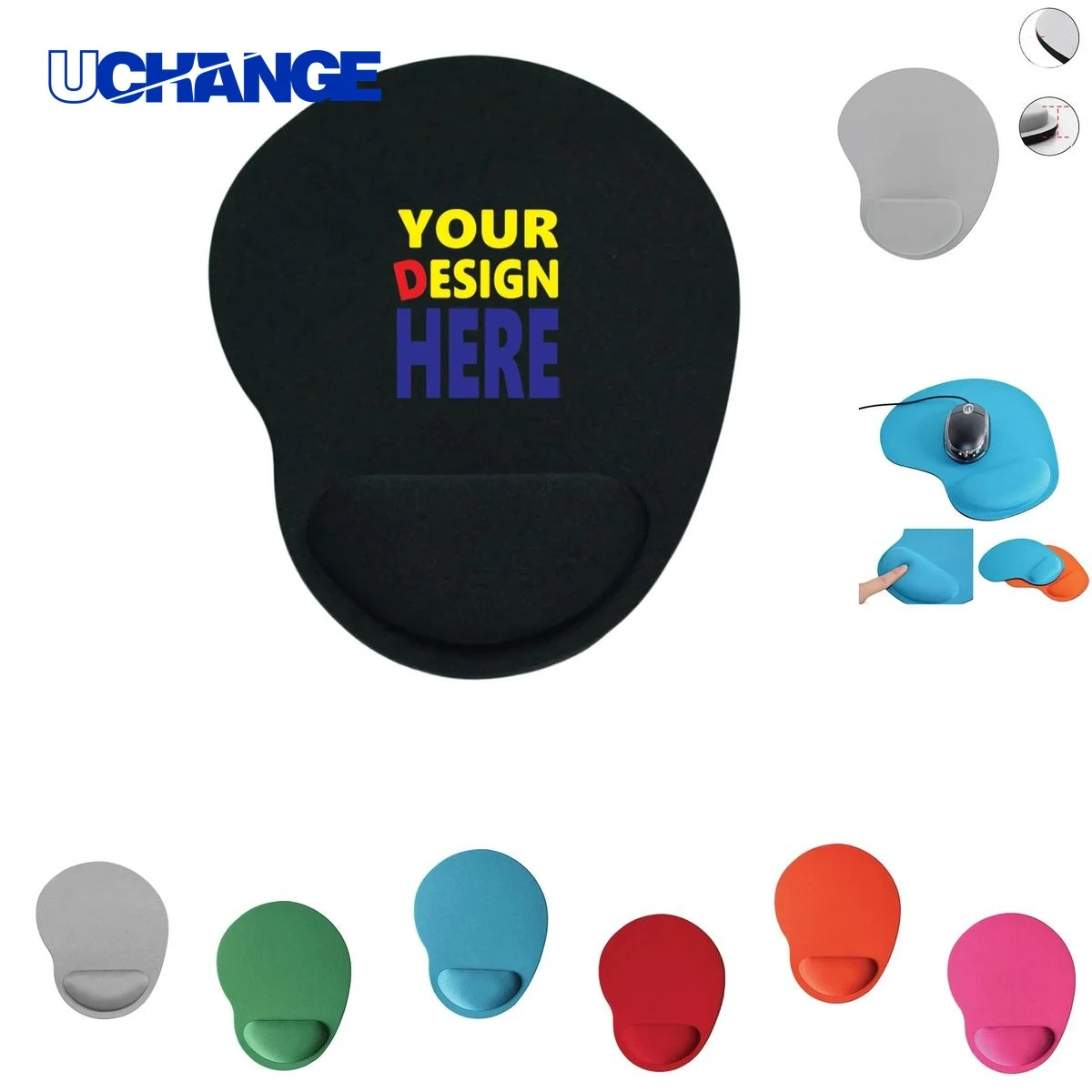 Customizable EVA Wrist Rest Mouse Pad Mat for Comfort 1