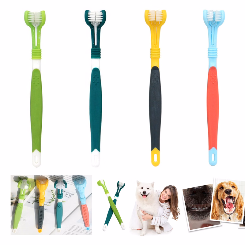 Pet Toothbrush Three Sides Dog Toothbrush