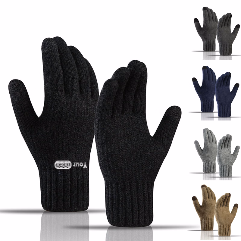 Outdoor Cycling Warm Knitted Gloves