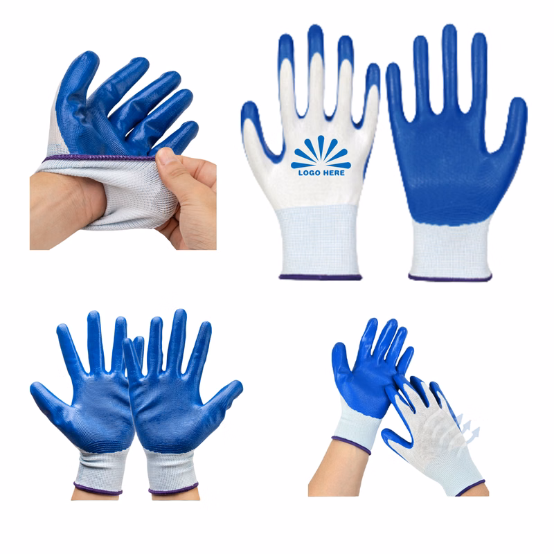 Non-slip Nitrile Coated Safety Gloves