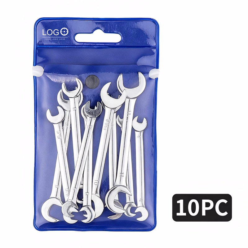 10-Piece Metric Mini Double Open-End Wrench Set