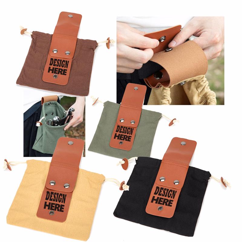 MOQ50 Canvas Fruit Harvesting And Collection Bag
