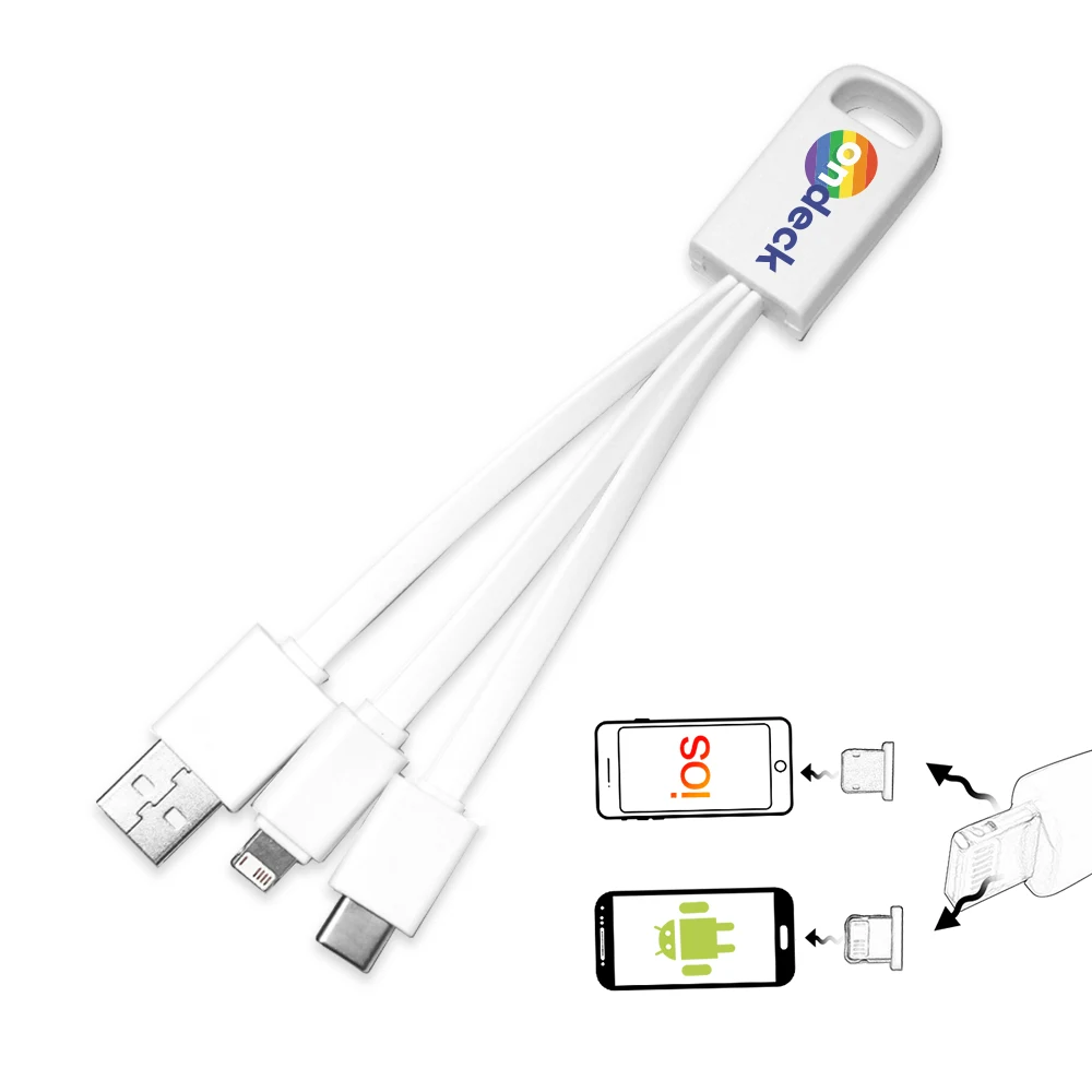 Lehmann 3-in-1 Charging Cables with 3 Tips 1