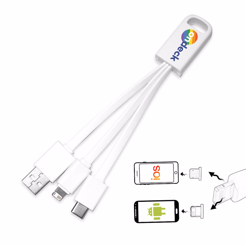 Lehmann 3-in-1 Charging Cables with 3 Tips
