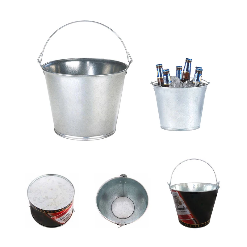 5 Quart Galvanized Metal Bucket 1