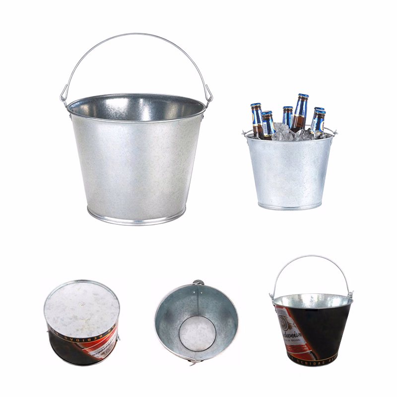 5 Quart Galvanized Metal Bucket