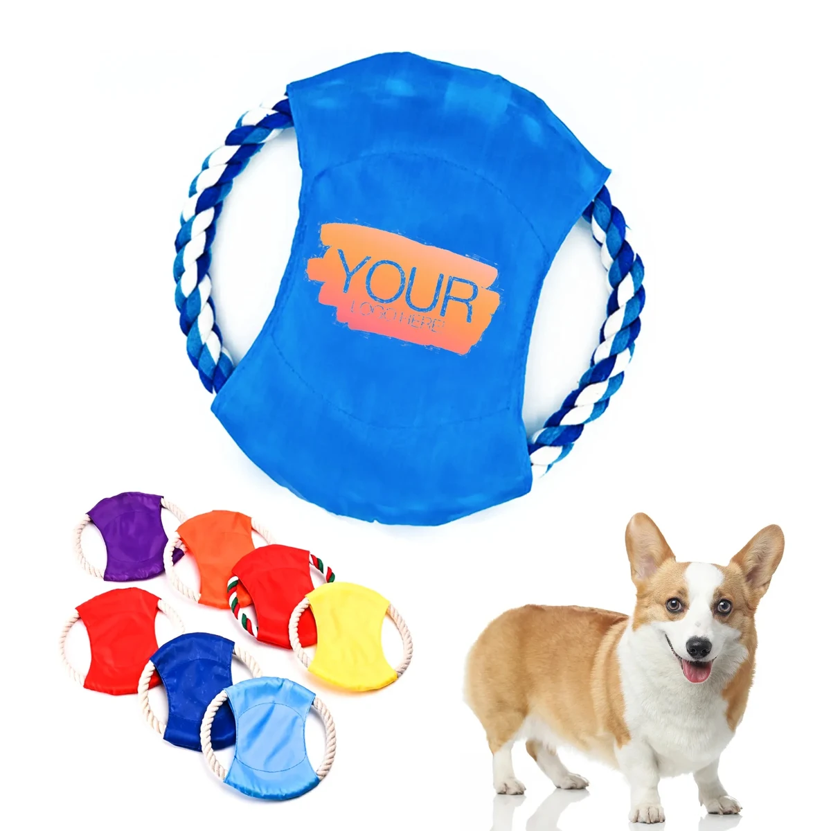 Dog Flying Disc Rope Toy Training 1