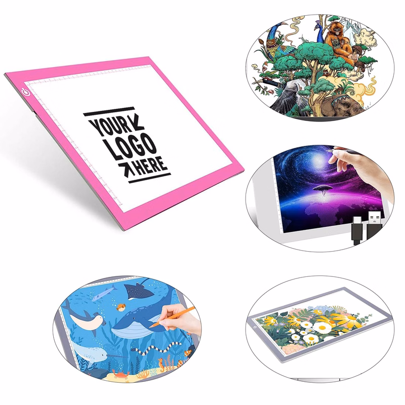 Tracing Brightness Adjustable Light Table Ultra-Thin A4 LED Copy Board Drawing Display Pad