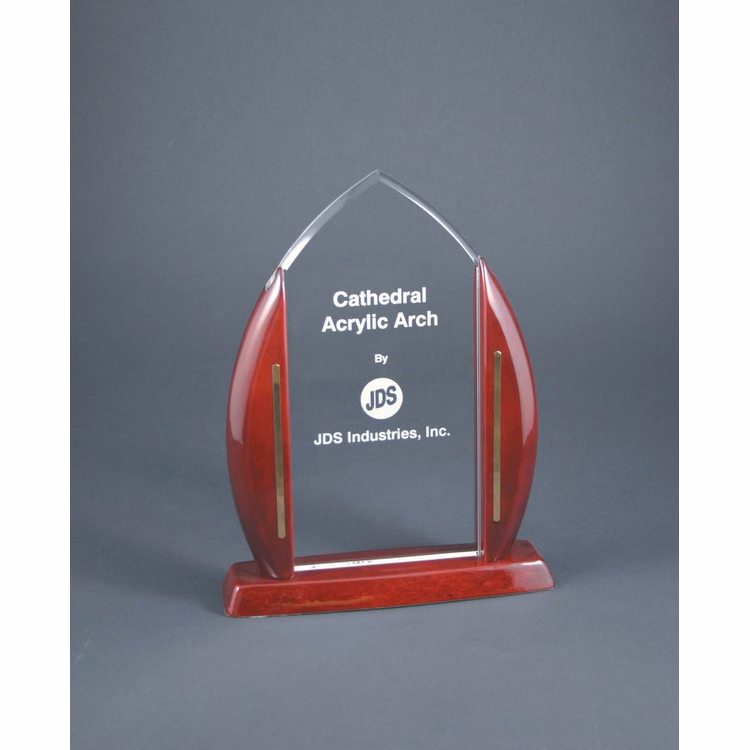 Blank 9 3/4" Cathedral Acrylic Arch Award