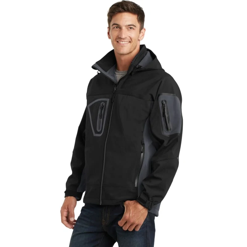 Port Authority Tall Waterproof Soft Shell Jacket. 1