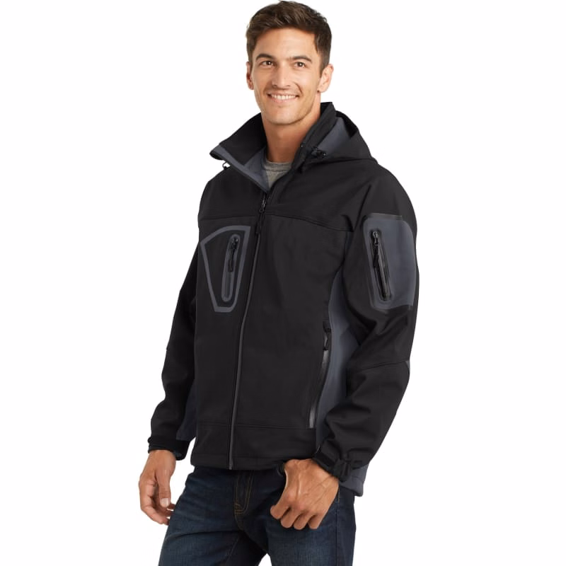 Port Authority Tall Waterproof Soft Shell Jacket.
