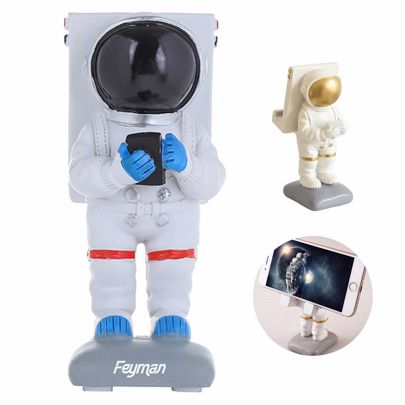 Astronaut Resin Phone Holder