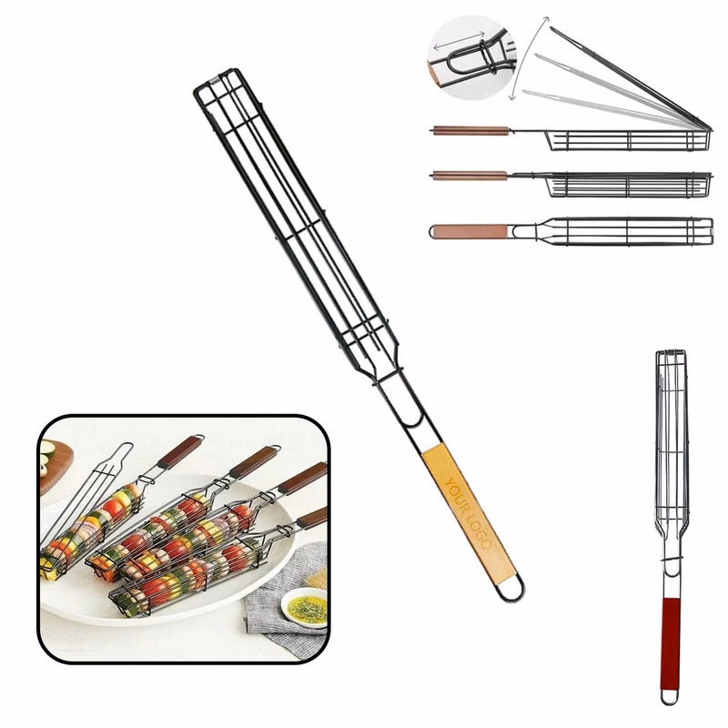 Oak Handle Grill Skewers