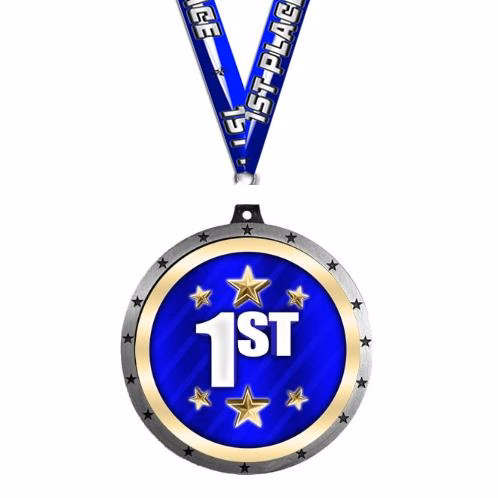 Star Bezel Medallion Holder W/ (EVENT) Stock Satin