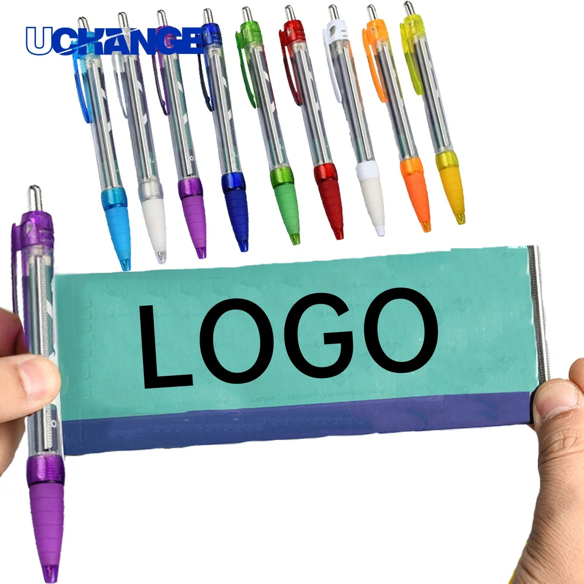 Plastic Pull-Out Banner Pen 1