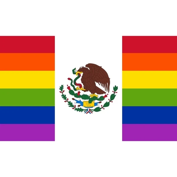 Mexico Pride Flag 1