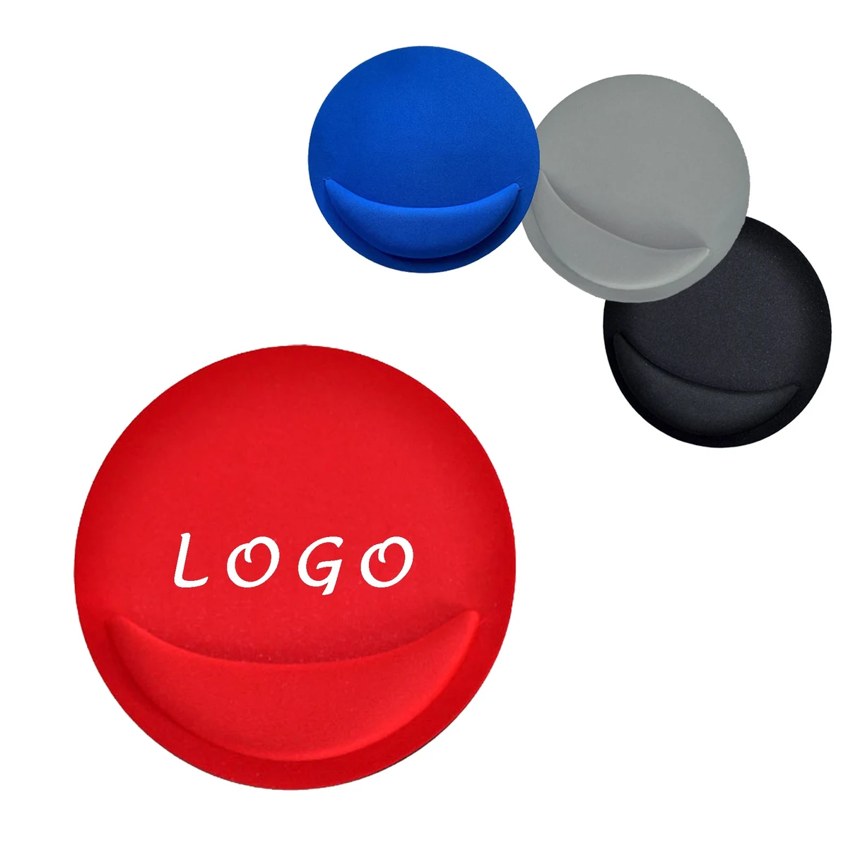 Smiling Mouse Pad with Wrist Rest 1